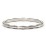 Faceted Wave Band with Milgrain Detailing – 10K White Gold