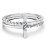 Twisted Cross Ring with Double Band – Sterling Silver
