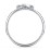 Yin-Yang Ring with Filigree Detailing – 10K White Gold