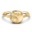 Yin-Yang Ring with Filigree Detailing – 10K Yellow Gold
