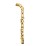 V-Shape Stacking Ring with Twisted Band – 10K Yellow Gold