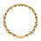 V-Shape Stacking Ring with Twisted Band – 10K Yellow Gold