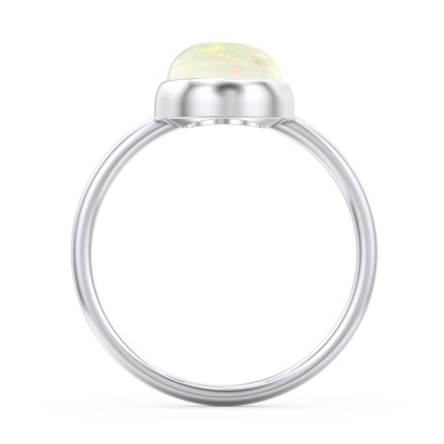 Oval Cab Gemstone Ring