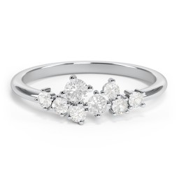 8-Stone Cluster Ring