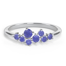 8-Stone Cluster Ring