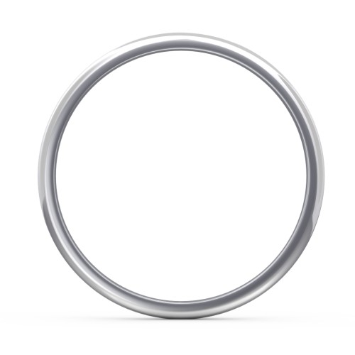 Classic Half Round Wedding Band - 2mm Width – Sterling Silver