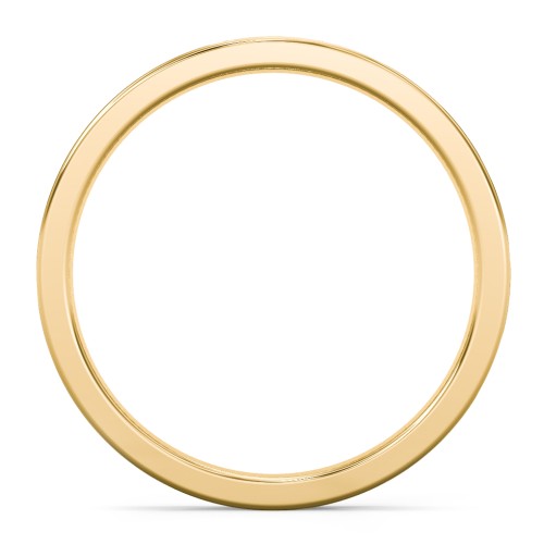 Celtic Trinity Knot Wedding Band with Accents – 10K Yellow Gold with Green Premium Zirconia