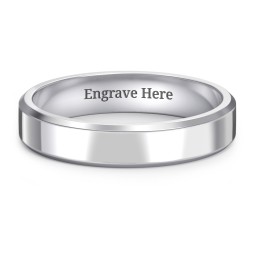 Women’s Beveled Edge Wedding Band