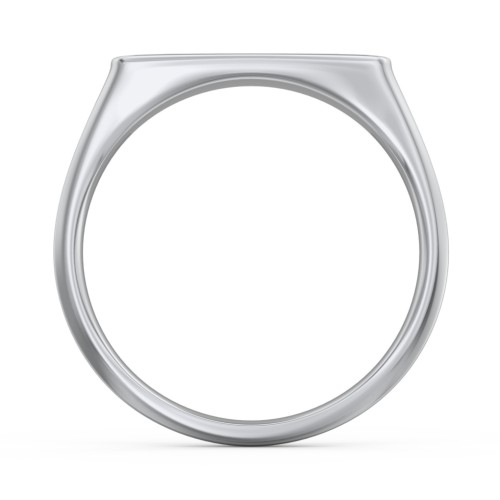 Women's Bar Signet Ring – Sterling Silver