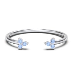 Open Cuff Ring with Accents