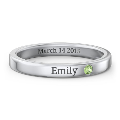 Custom Birthstone Rings for Women | Personalized & Engraved | Jewlr | Jewlr