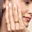 Stackable Birthstone Ring with Engraving – 10K Rose Gold with Green Sapphire