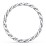 Curb Link Chain Ring – Sterling Silver