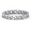 Curb Link Chain Ring – 10K White Gold