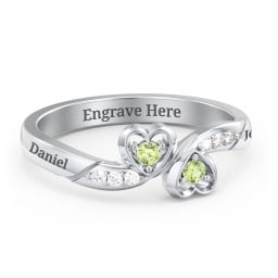 Duo of Hearts Ring