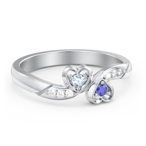 Duo of Hearts Ring