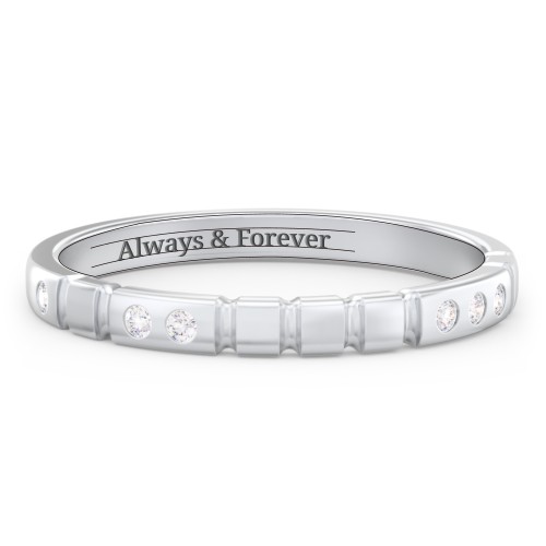 "Love" Morse Code Ring with Accents