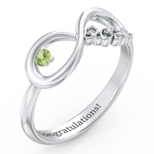 2020 Infinity Ring with Birthstone
