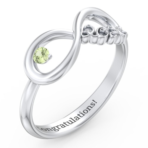 2020 Infinity Ring with Birthstone