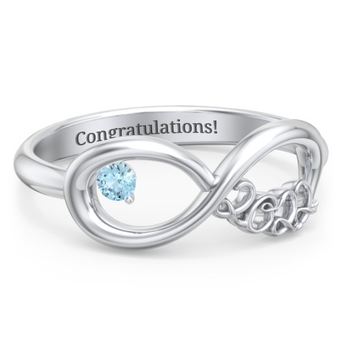 2022 Infinity Ring with Birthstone