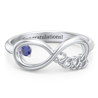 2023 Infinity Ring with Birthstone