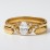 Oval Birthstone Ring With Petal Accents – Sterling Silver with Garnet and White Premium Zirconia