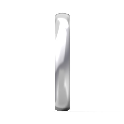 Half Round Comfort Fit Wedding Band - 3mm Width – Sterling Silver