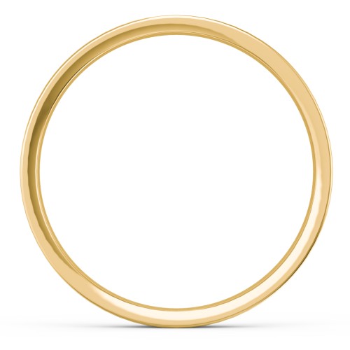 Engravable Stacking Ring – 10K Yellow Gold