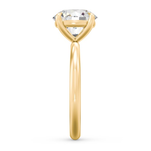 3 ct. (9mm) Classic Solitaire Moissanite Engagement Ring
