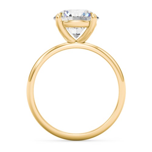 3 ct. (9mm) Classic Solitaire Moissanite Engagement Ring