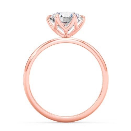 2 ct. (8mm) Moissanite Engagement Ring with Tulip Setting