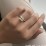 Toi et Moi Pear and Emerald Cut Moissanite Engagement Ring - 2 ctw. – 10K White Gold with Moissanite