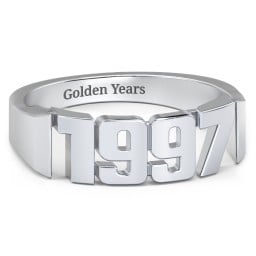 Personalized Year Ring