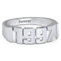 Personalized Year Ring