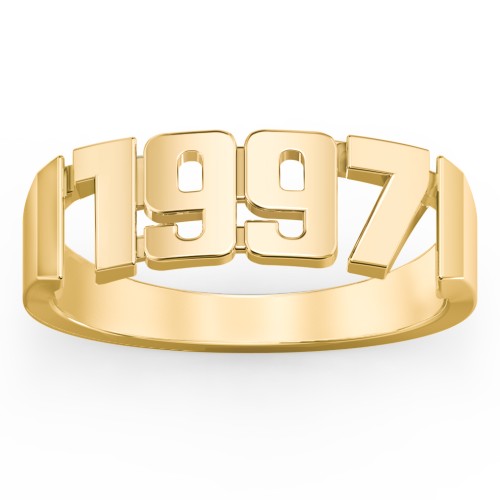 Personalized Year Ring