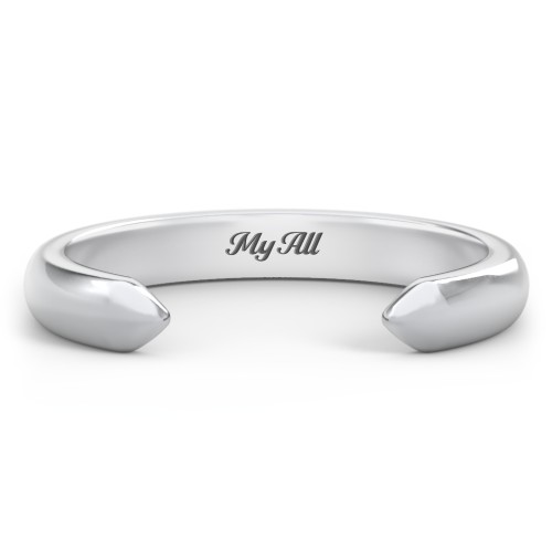 Classic Open Cuff Ring – Sterling Silver