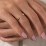 Wide Pavé Open Cuff Ring – Sterling Silver with Amethyst Premium Zirconia