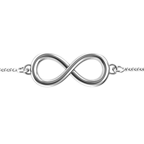 Classic Infinity Bracelet – Sterling Silver