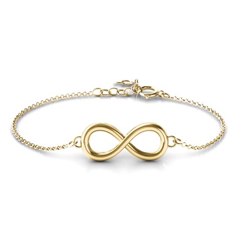 Classic Infinity Bracelet – 10K Yellow Gold