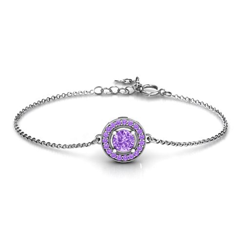 Halo and Accents Bracelet