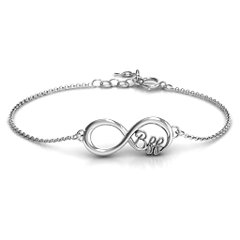 BFF Friendship Infinity Bracelet – Sterling Silver