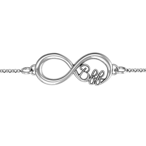 BFF Friendship Infinity Bracelet – Sterling Silver