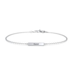 Engravable Thin Bar Bracelet