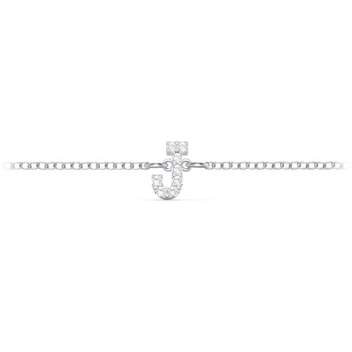 Pavé Initial Bracelet - J