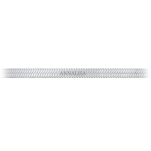 7" Engravable Herringbone Bracelet in Stainless Steel – Stainless Steel