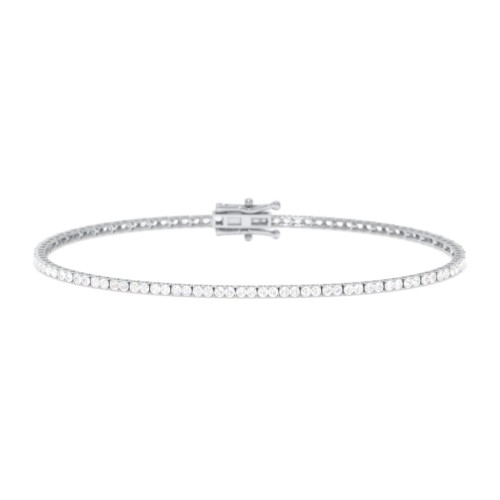 Lab Grown Diamond Tennis Bracelet (1 ct. tw.) – Sterling Silver