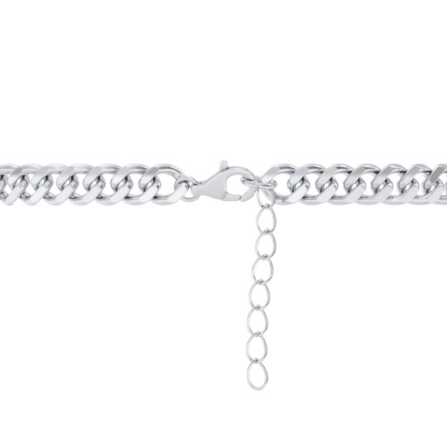 Engravable 7" Curb Link ID Bracelet – Sterling Silver