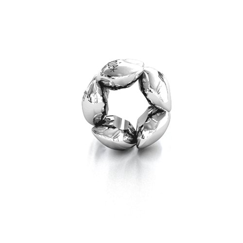 Circle of Hearts Bracelet Charm – Sterling Silver