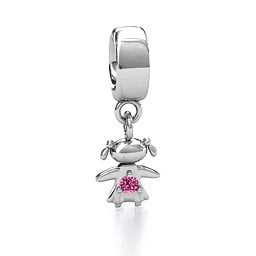 Happy Girl Bracelet Charm