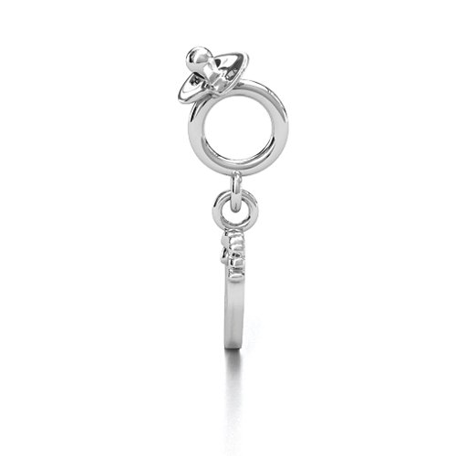 Baby Steps Bracelet Charm – Sterling Silver